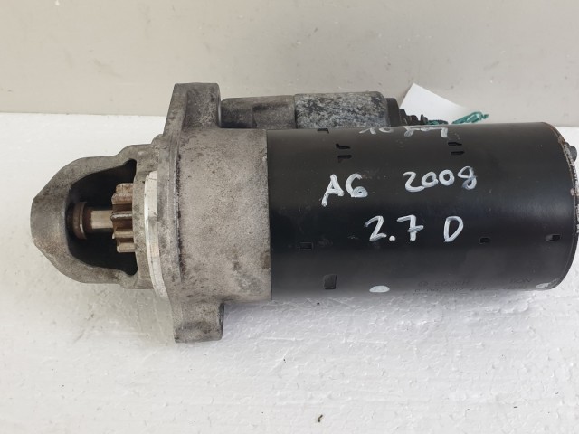 512970 Audi A6, 2,7 Tdi, 2008, Önindító, 10 Fog, 0001109258, 059911024.
