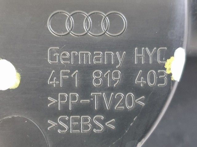 513038 Audi A6, 2008, Levélrács, 4F1819403.