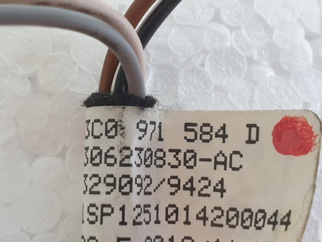 509762 Vw Passat B6, Légzsák Csatlakozó, 3C0971584D, Kormányba.