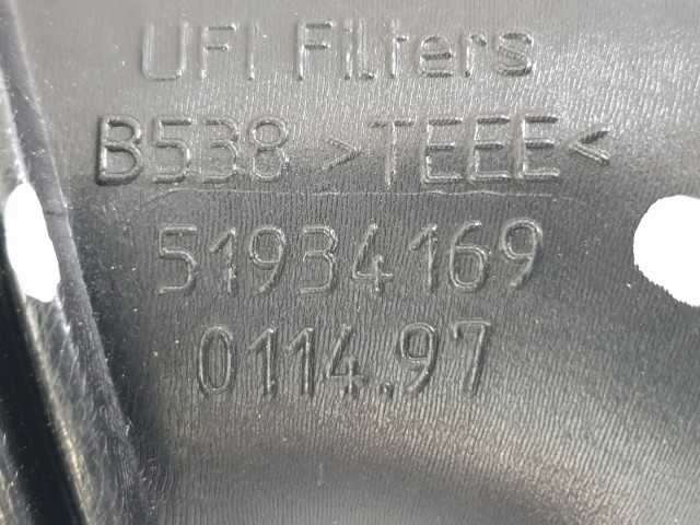 509893 Fiat 500, 2015, Levegőcső, 51934169.