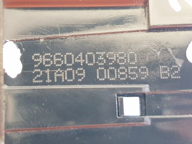 508542 Peugeot 308, Kombi  Csomagtérajtó Zár, 9660403980.