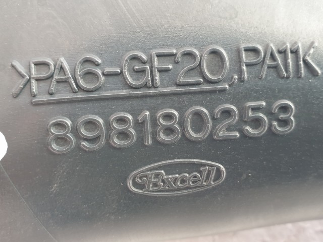 513175 Isuzu D Max, 2.5, 2015, Levegőcső,  Fojtószelephez, 898180253.