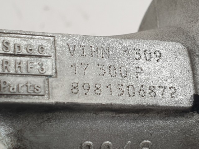513193 Isuzu D Max, 2.5, 163 Ló,  2015, Turbó, 8981506872, 