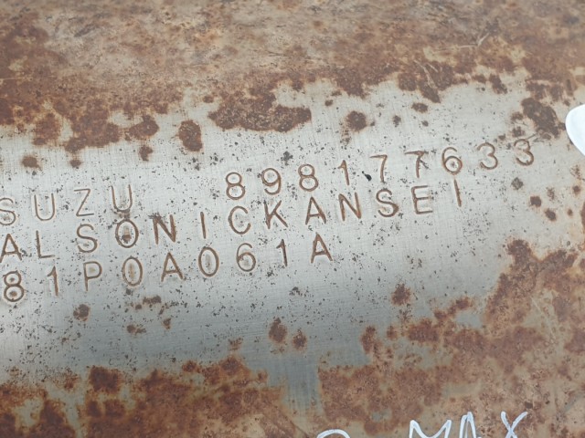 513195 Isuzu D Max, 2.5, 163 Ló, 2015, Katalizátor, 898177633.