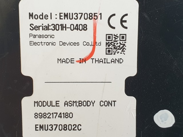 513221 Isuzu D Max, 2015, Komfort Elektronika, 8982174180. Bady Komputer.