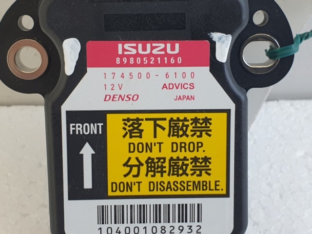 513222 Isuzu D Max 2.5, 163 Ló, 2015, Esp Modul, Senzor, 8980521160.