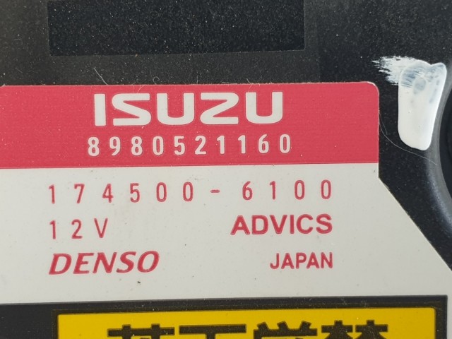 513222 Isuzu D Max 2.5, 163 Ló, 2015, Esp Modul, Senzor, 8980521160.
