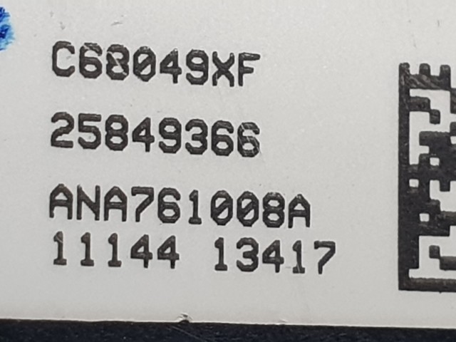513134 Chevrolet Aveo, 2012, Légzsák Átvezető Szalag, 95019461. Kormányszög Jeladóval.