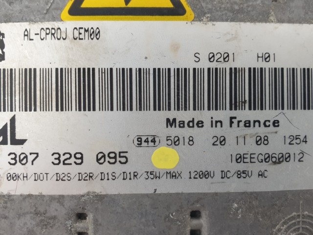 513150 Peugeot 407, 2008, Xenon Trafó, 1307329095.