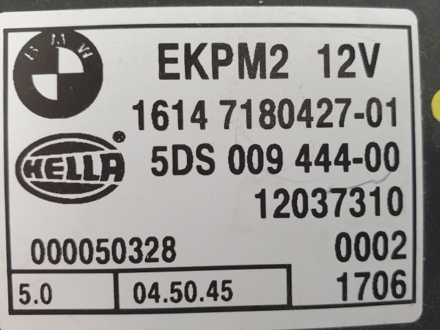 513158 Bmw 5, E60, Üzemanyag Befecskendező Vezérlő, 16147180427-01.