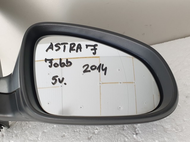 505994  Opel Astra J, 2014, Jobb Visszapillantó Tükör, 5 Vezetékes
