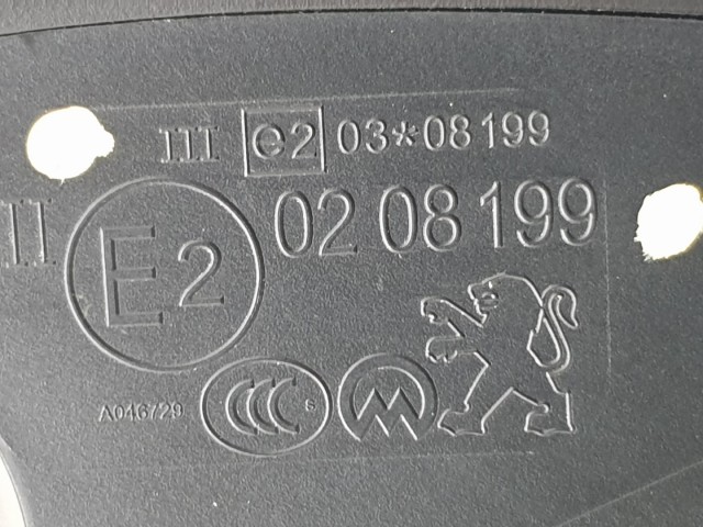 507152 Peugeot 3008, 2009,  Bal Visszapillantó Tükör, 9 Vezeték, Kilépőfény, Index